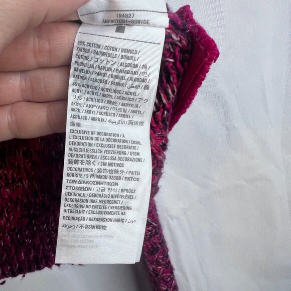 Abercrombie & Fitch Knit Cropped Sweater Size Zippers Size Small Soft & Cozy - Picture 7 of 9